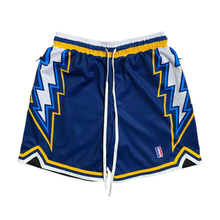 Load image into Gallery viewer, BOLT FAM SHORTS (NAVY)