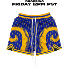 Load image into Gallery viewer, RAMILY SHORTS (HOME PINSTRIPES)
