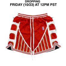 Load image into Gallery viewer, NINER SHORTS (SCARLET RED)
