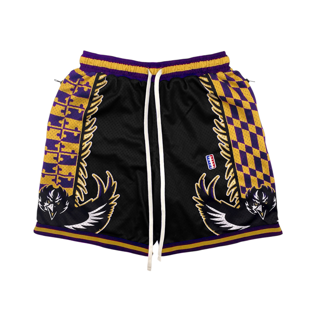 FLOCK SHORTS (BLACKOUT)